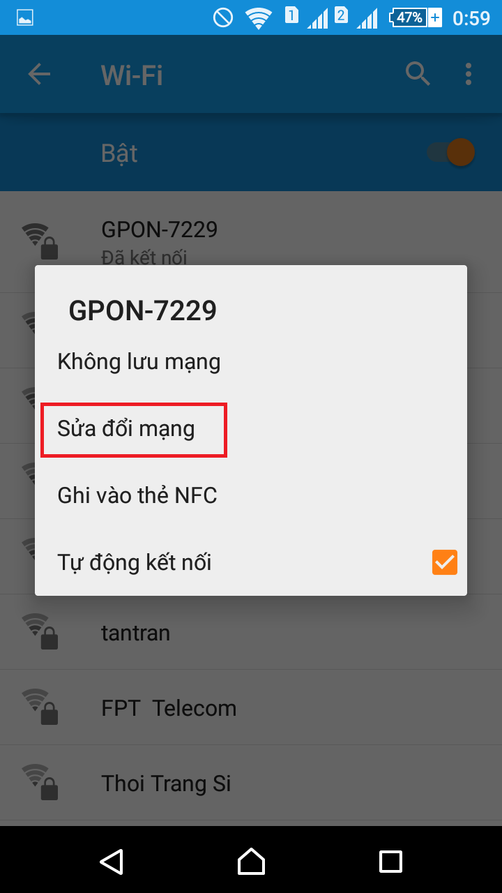 Sửa lỗi không vào được blogspot